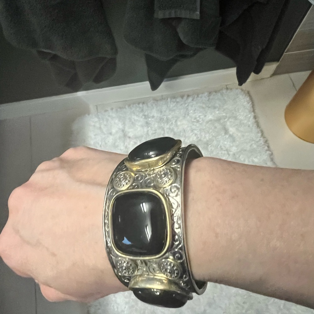 Silvertone Cuff Bracelet